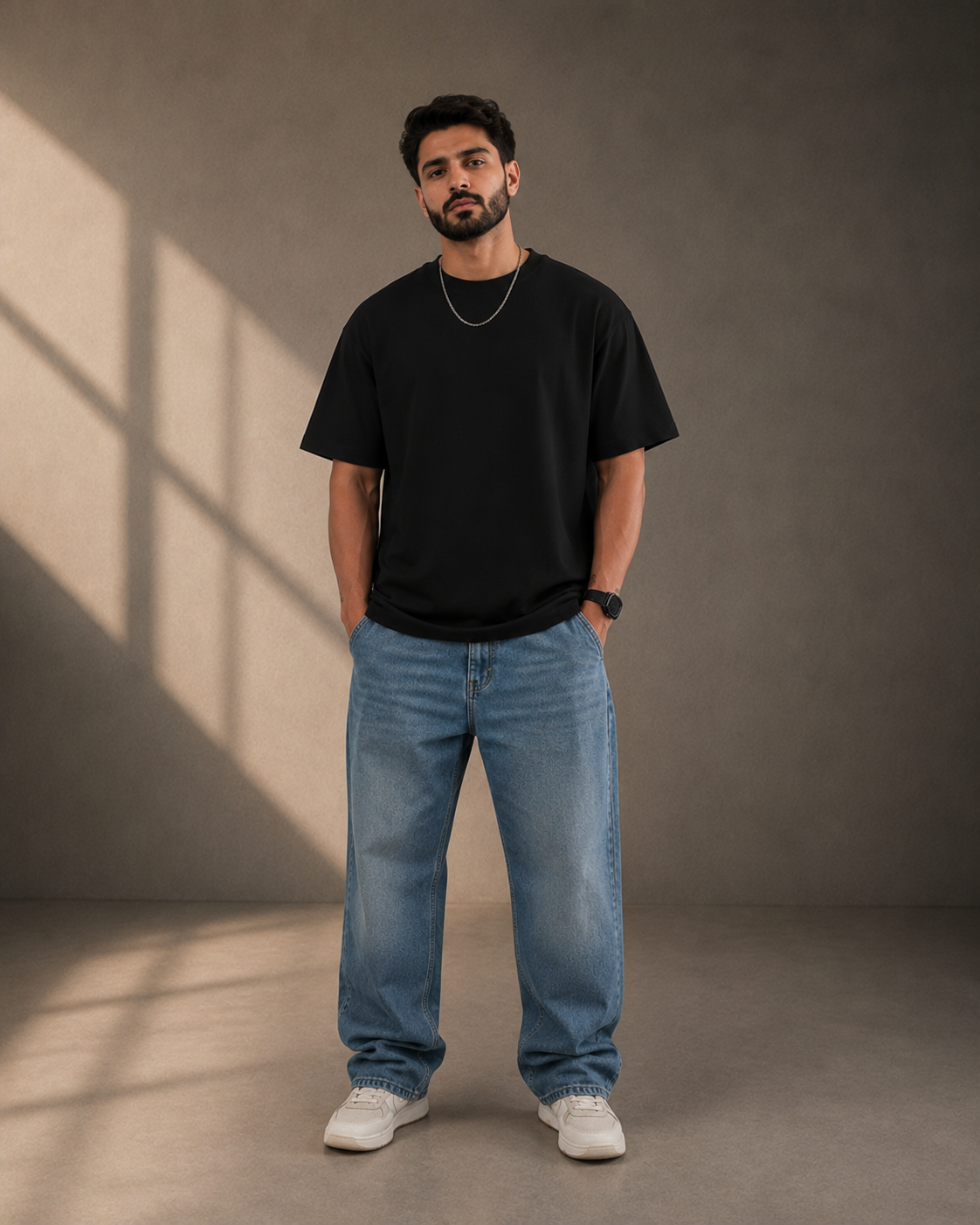 NOT HERE TO BLEND IN. | Premium 240 GSM Oversized Cotton T-Shirt