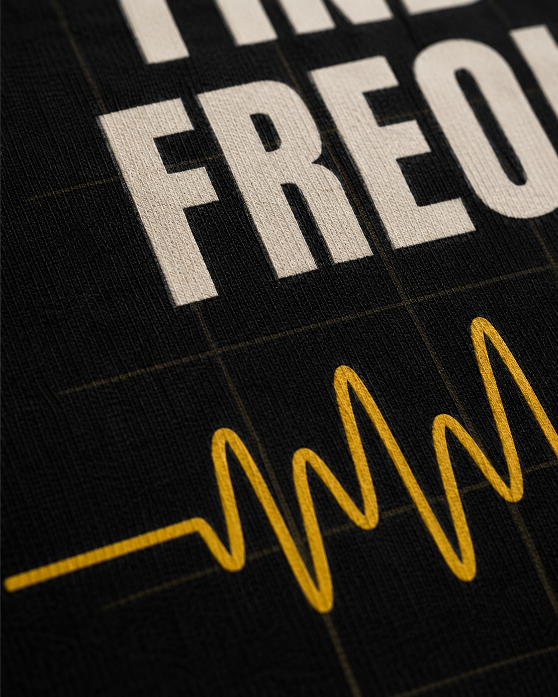 FIND YOUR FREQUENCY. |Premium240 GSM Oversized Cotton T-Shirt