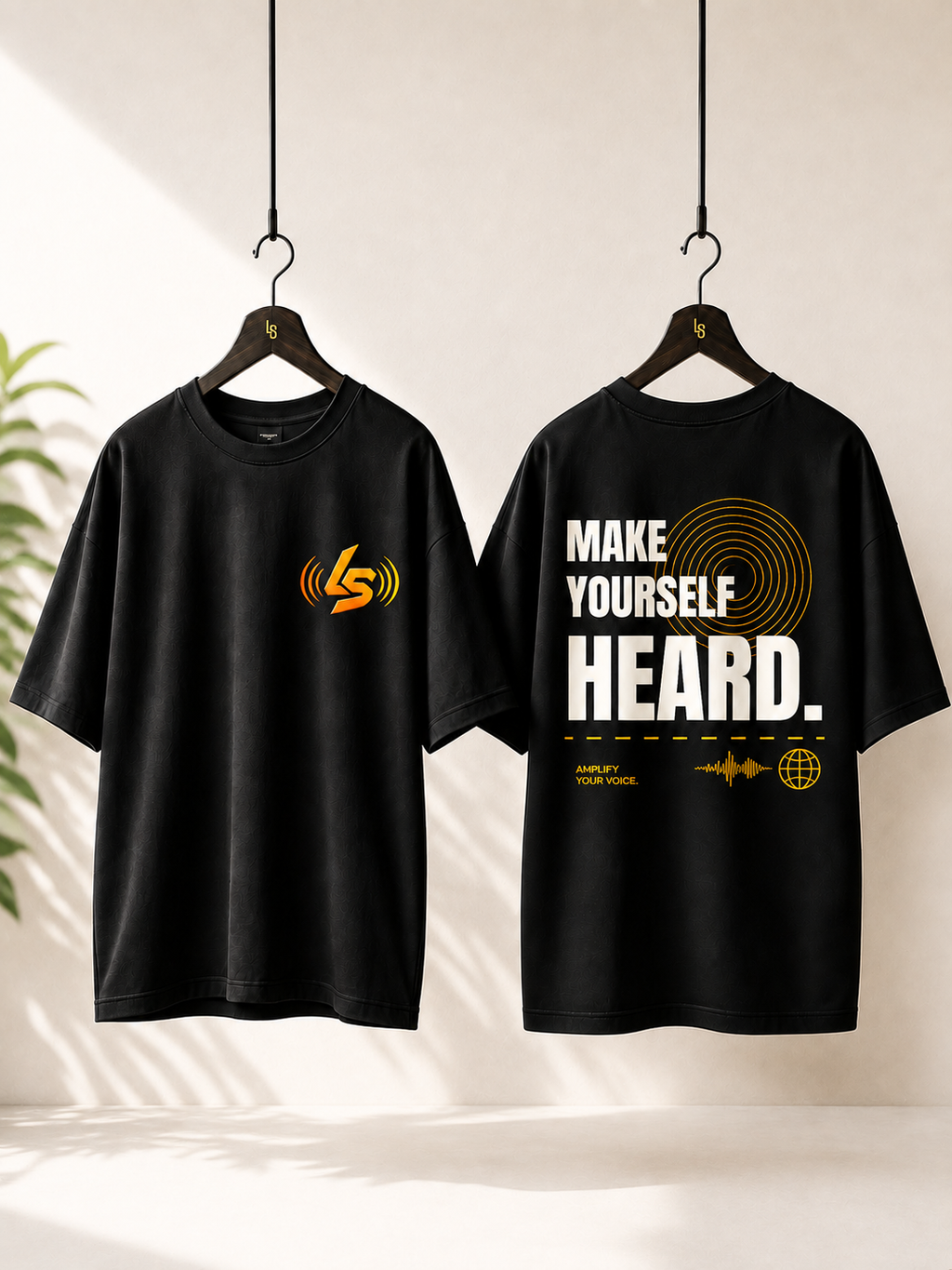 MAKE YOURSELF HEARD. | Premium 240 GSM Oversized Cotton T-Shirt