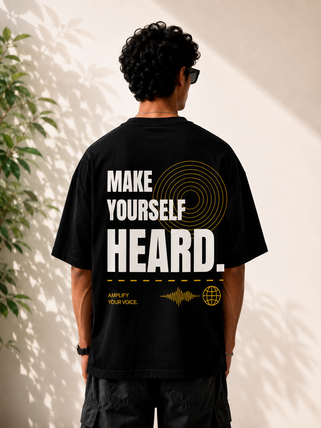 MAKE YOURSELF HEARD. | Premium 240 GSM Oversized Cotton T-Shirt